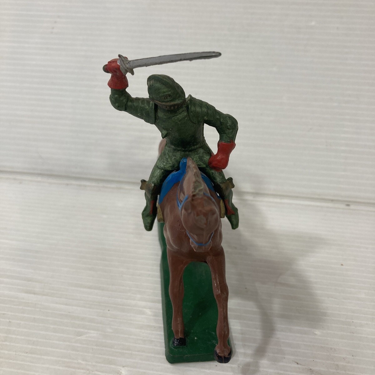 Lot De 11 Figurines Starlux Moyen Âge - Personnages Avec Cavalier - Plastique Peint (France)