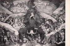 26-25C) POSTCARD BOLOGNA BASILICA S PETRONIO CHAPEL KING MAGI INFERNO