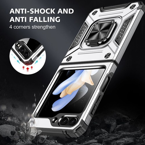 Coque pour Samsung Z Flip 7 FE 6/5/4 Robuste Antichoc Mince Rigide Anneau Cover - Photo 72 sur 83