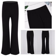 Boys Classic Dance Trousers Jazz Latin Stage Performance Boot Cut Flare Pants