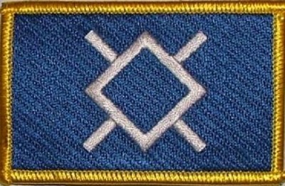 Aufnäher Northern Cheyenne Fahne Flagge Aufbügler Patch 8 x 5 cm