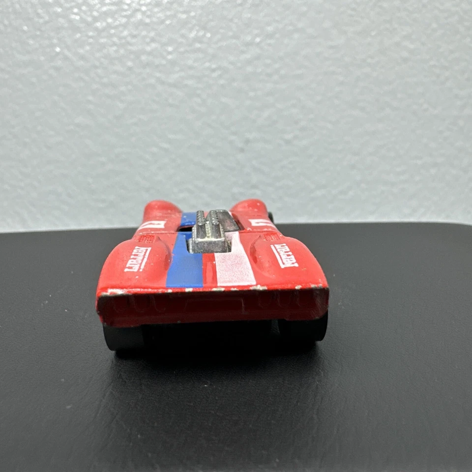 HOT WHEELS RED LINE FERRARI 312P ENAMEL RED FLYING COLORS  - Image 4 of 4