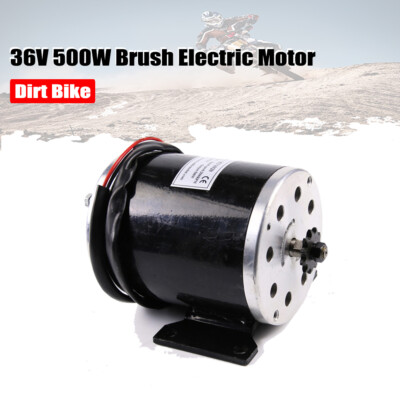 36V 500W DC Brush Electric Motor For Scooter ATV E-Bike Go Kart E300 MX450 MX500