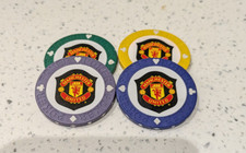 Manchester United FC Man Utd Poker Chip Golf Ball Markers- 4 colours available