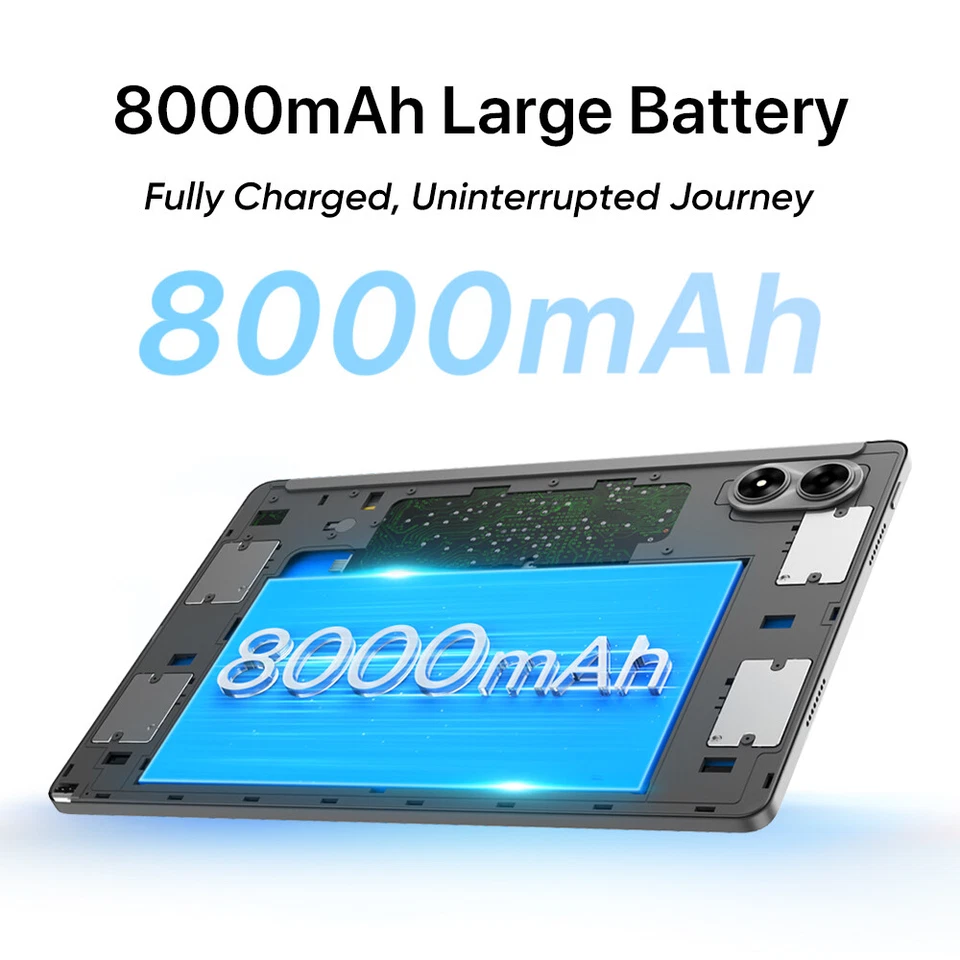 UMIDIGI G7 Tab Pro 8GB+8GB 11" Dual SIM 8000mAh 4G Android 256GB Unlocked Tablet - Image 3 of 4