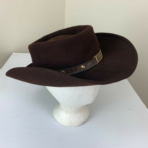 Eddy Bros Bar Ranch Brown Felt Cowboy 