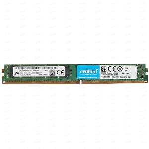 Crucial 16gb 2 Pin Ddr4 Vlp Udimm Ddr4 2666 Pc4 Ecc Unbuffered 2rx8 Ebay