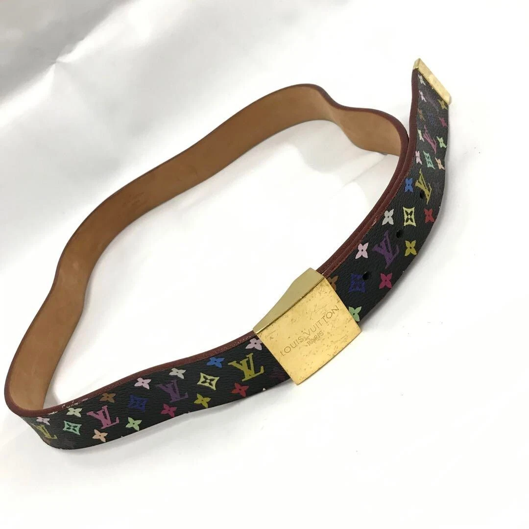 Louis Vuitton Multicolor Saint Tulle Belt Size 90 x 3 Women's