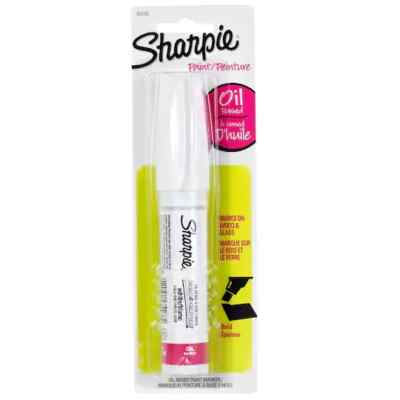 2-SHARPIE OIL BASED PAINT MARKER/PENS WHITE NEW