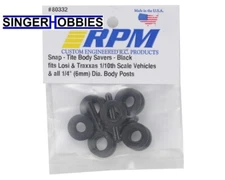 RPM 80332 1/4" Snap-Tite Body Savers (Black) (5) UNIVERSAL HH