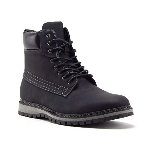Jazamé Men's C-2816 Tall Mid Chukka Casual Round Toe Zipped