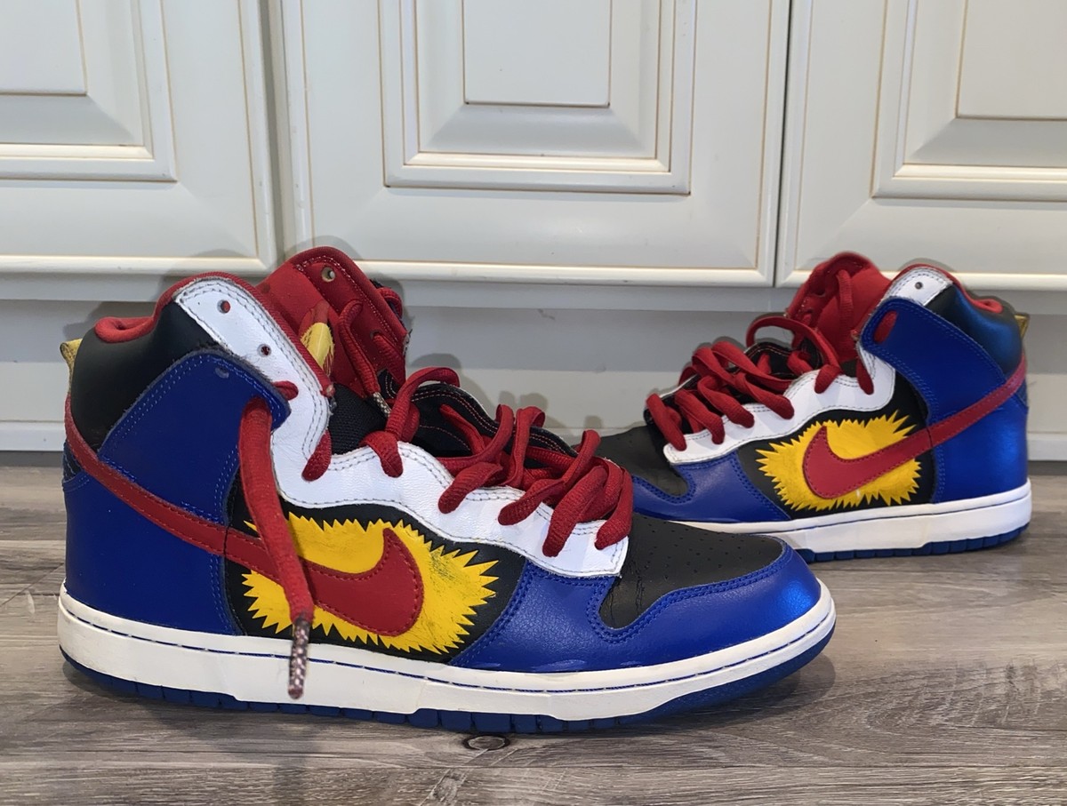 Size 9.5 - Nike SB Dunk High Pro Comic 305050-064 | eBay 