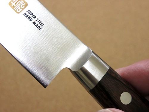 Japanese SETO ISEYA-B Kitchen Utility Knife 5.9 inch Mahogany Bolster SEKI JAPAN - Picture 7 of 11