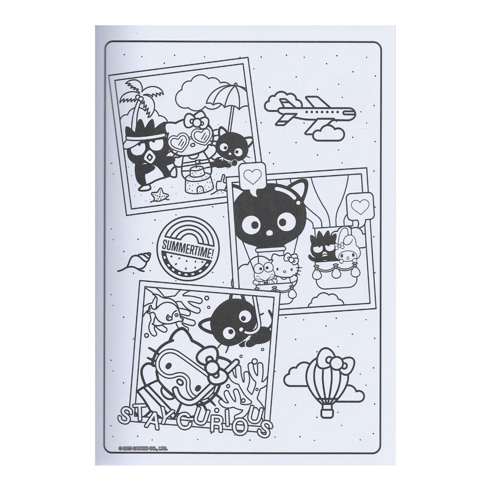 Hello Kitty and Friends Advanced Coloring Book - A Creative Adventure ...