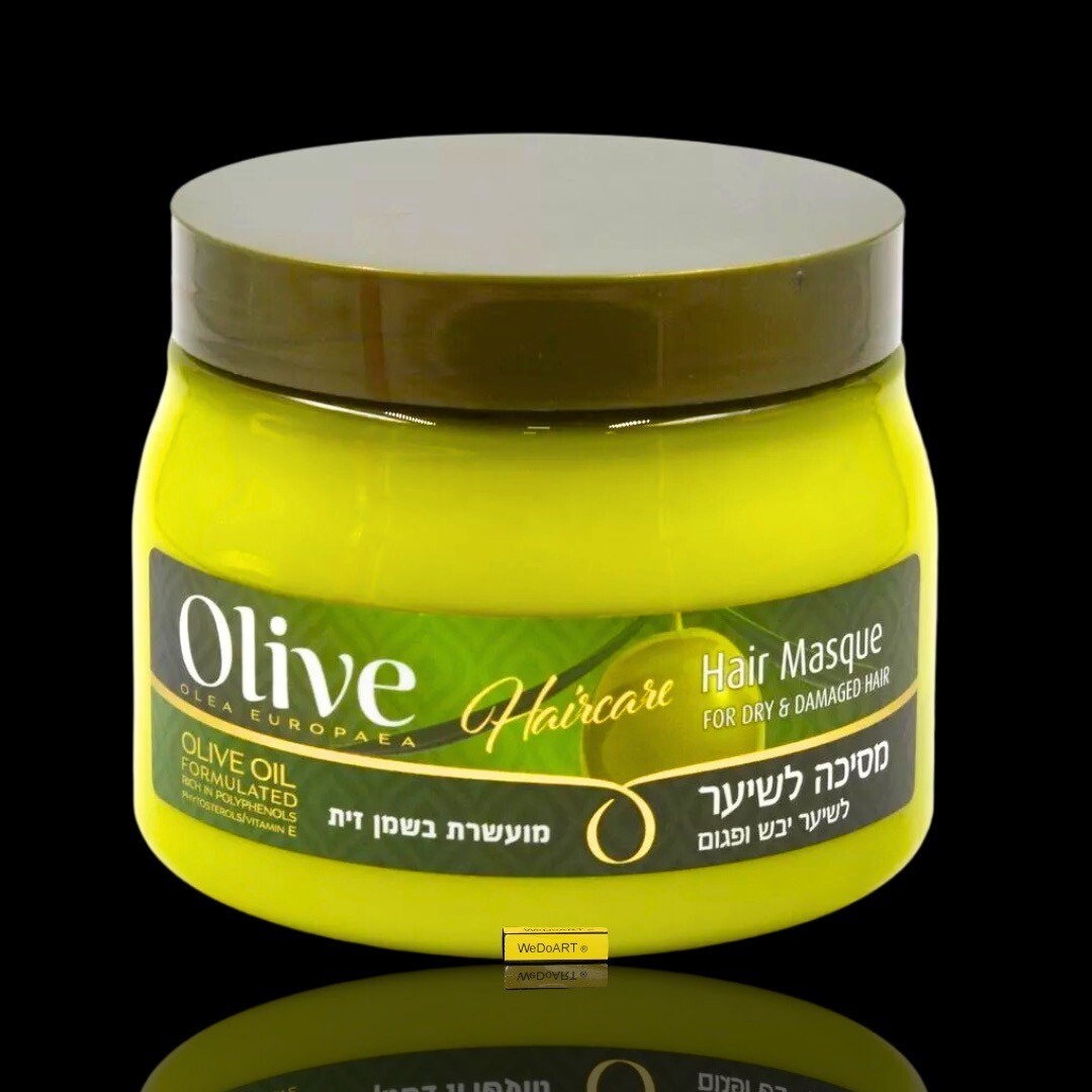 OLIVA Mascarilla para Cabello Seco y Dañado Enriquecido con Aceite de Oliva 500 ml