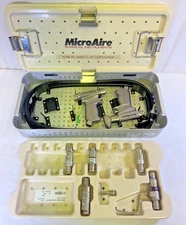 MicroAire Power Master Pneumatic Large Bone Drill/Reamer & Saw Set w/ Case Ortho