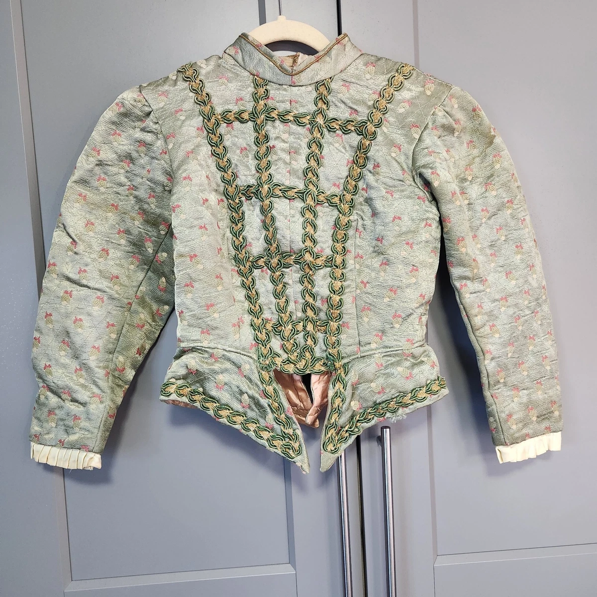Disfraz teatral de ópera de San Francisco chaqueta teatral vintage corpiño utilería