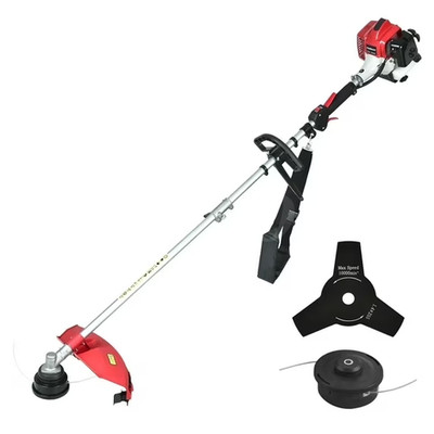 31cc Gas Weed Wacker Gas String Trimmer/Edger 10'' Brush Cutter for Garden 0.85kw