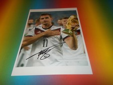 Miroslav Klose DFB Weltmeister 2014 signed signiert Autogramm 20x28 Foto in per.