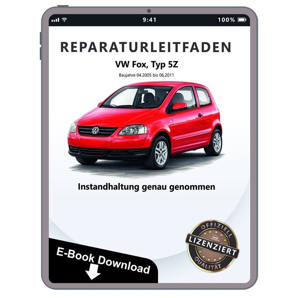 VW Fox 5Z 2005-2011 Instandhaltung Inspektion Wartung Reparaturleitfaden Ebook-image