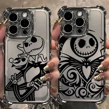 Jack Skellington Phone Case For iPhone 17Air 16 15 14 13 12 11 Pro Max Mini Plus