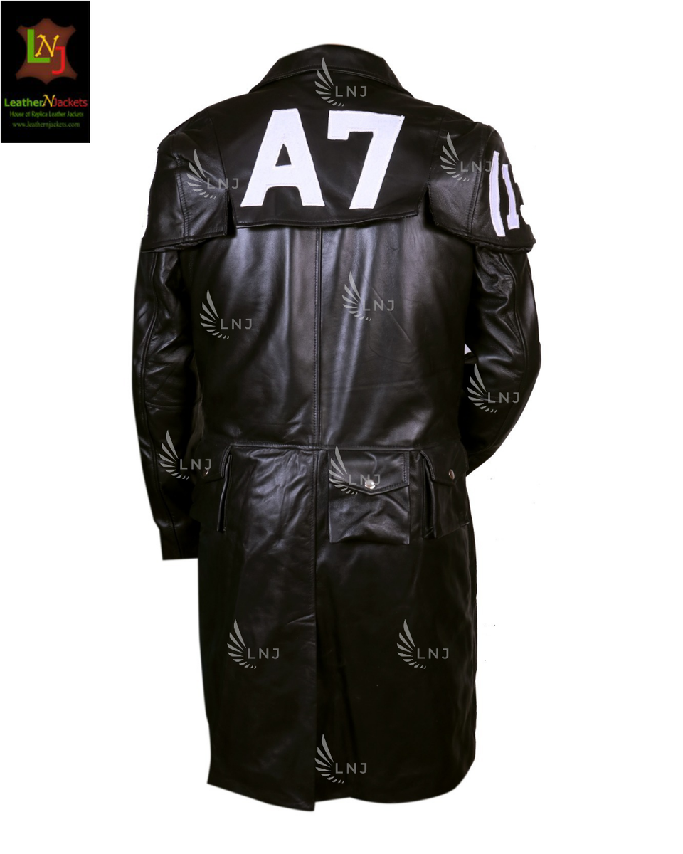 Mens A7 Fallout Vegas NCR Ranger Military Duster Brown Real