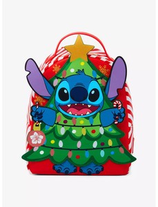 Stitch Christmas Loungefly Backpack | eBay display picture 1