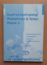 Lernkarten. Kopfrechentraining: Malnehmen und Teilen. Klasse 2. Max Mall.