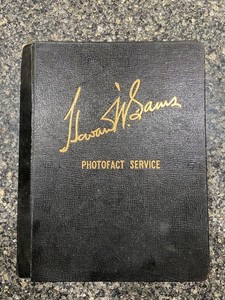 Vintage Howard Sams Photofact TV and Radio Service Manuals - Choose your volume