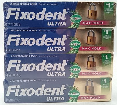 Ultra Max Hold Plus Scope Secure Denture Adhesive for Full and Partial Denture