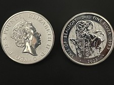 Yale Of Beaufort 2oz Silver Coin 999.9 2023 CGT Free Brit