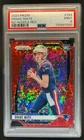 2024 Prizm Drake Maye RC No Huddle Red #/75 Patriots PSA 9