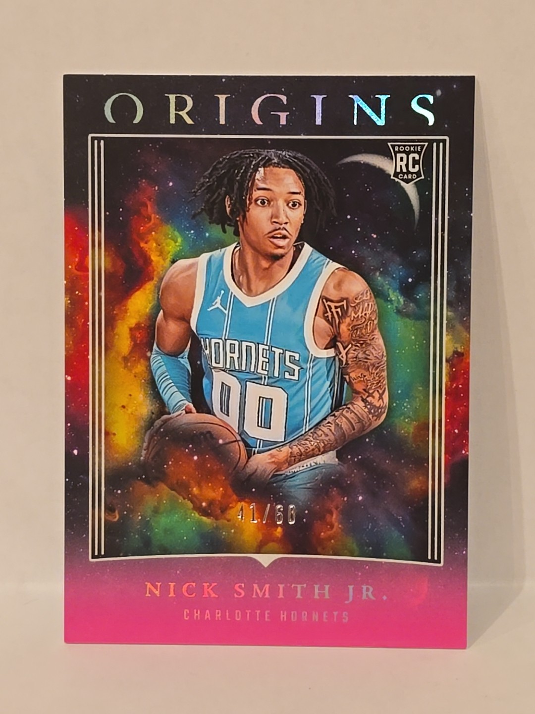 2023-24 Panini Origins - Nick Smith Jr. #48 Pink 41/60 (RC) Charlotte Hornets