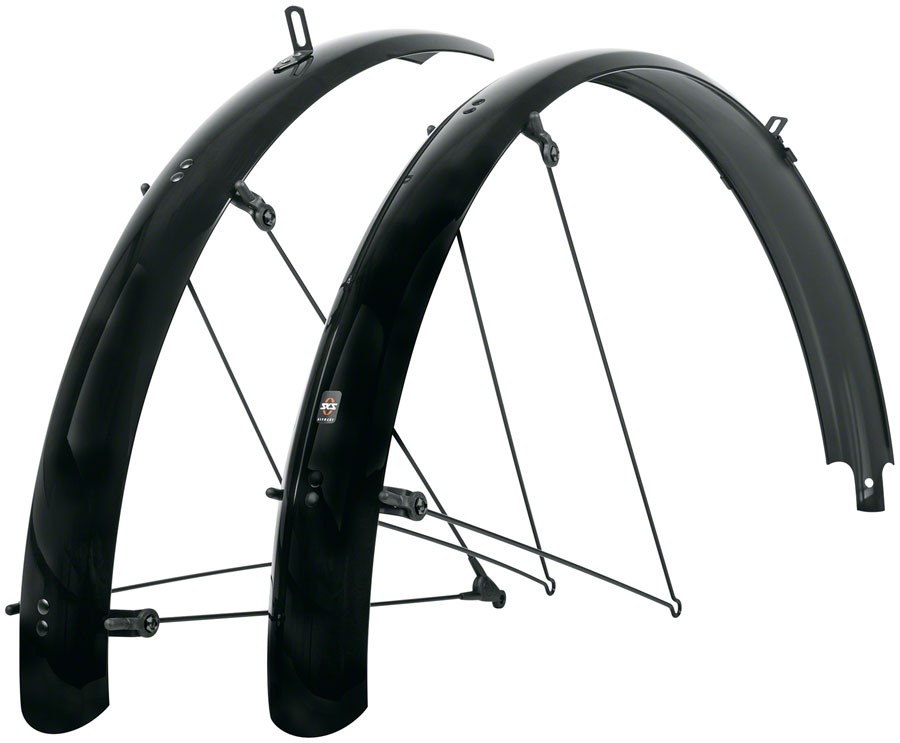 SKS Bluemels B60 Full Coverage Aluminum Fender Set for 26" Bikes | Lightweight,