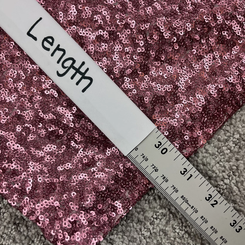 Topshop Falda Mujer Ocho Rosa Lentejuelas Midi Fiesta Lápiz Lentejuelas Vacaciones Glamour Foto 2 de 4