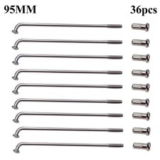 36Pcs Wheel Tire Steel Spokes 45-305mm 10G 3mm Electric Bicycle E-bike chair