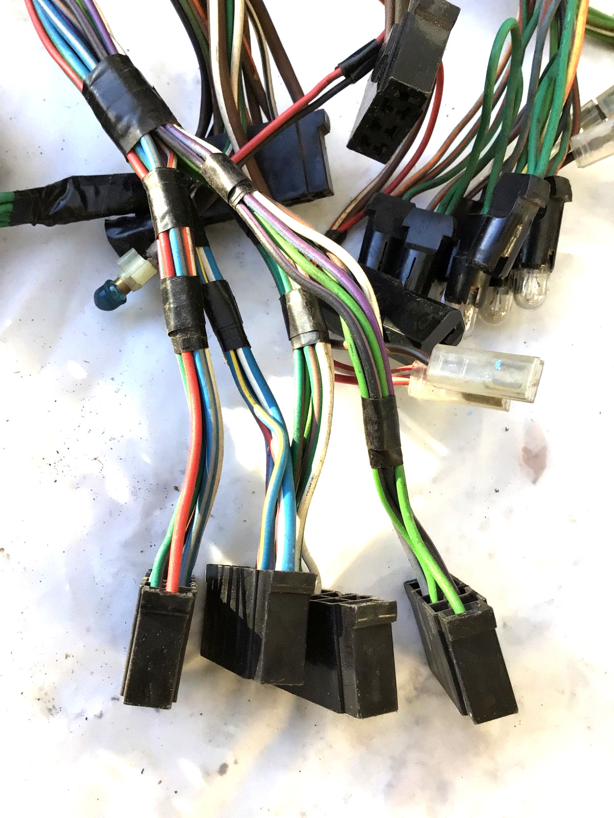 1966-80 Rolls Royce Silver Shadow Wraith II Front Lower Dash Wiring Harness