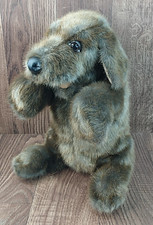 Sitting Dog Folkmanis 14" Stuffed Plush Hand Puppet Animal