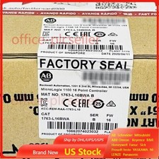 New Sealed AB 1763-L16BWA MicroLogix 1100 16 Point Controller 1763L16BWA US