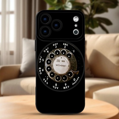 Retro Dreh Wählscheibe Handyhülle für Xiaomi Redmi Note 15 14 13 12 11 10 9 Pro