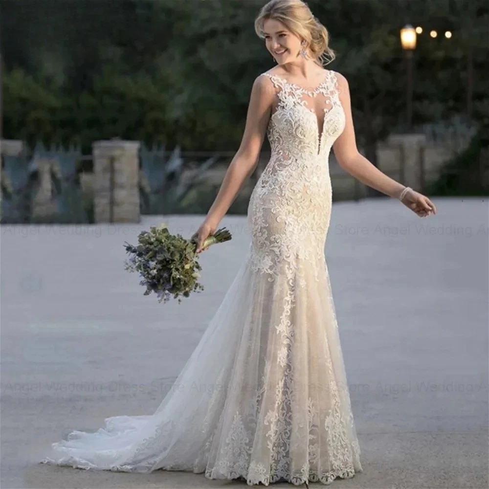 Crystal/Diamante Gold Mermaid & Trumpet Wedding Dresses for sale | eBay