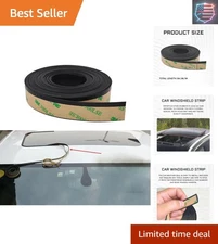 Flexible EPDM Rubber Car Seal Strip - 16.5FT for Ultimate Weatherproofing