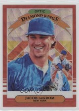 2019 Panini Donruss Optic Diamond Kings Red Wave Prizm Jacob deGrom #19 b1g