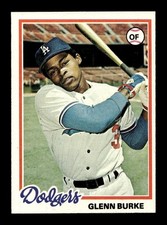 1978 Topps #562 Glenn Burke Dodgers NEAR MINT *8g