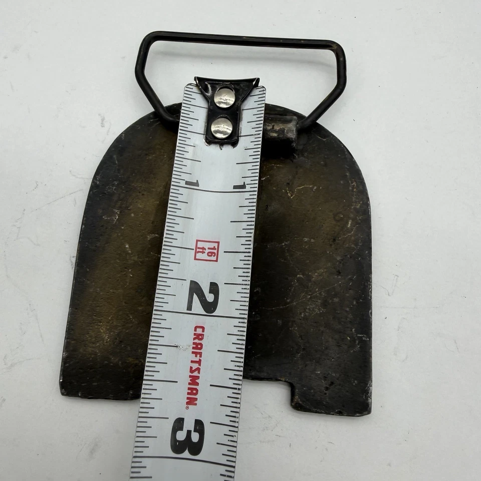 Vintage Denver Broncos Belt Buckle Brass Throwback Classic Letter "D"  - Image 3 of 4