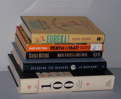 Science For Laymen 5 Book Lot: Eureka, Decoding Heavens, Death From The Skies! +