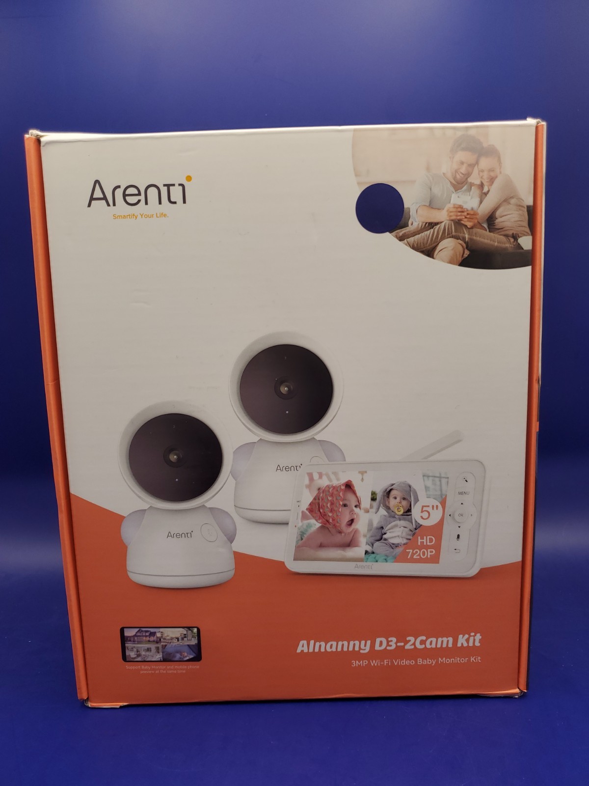 ARENTI Baby Monitor 2 Cameras WiFi 5-5 Inch