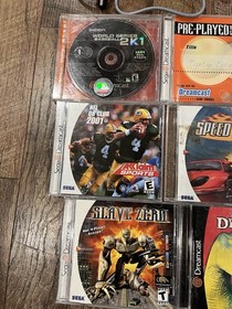 Sega Dreamcast Console HKT-3020 + 12 Games & Cables, Controller - TESTED