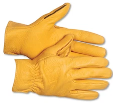 Pair of Medium Majestic Deerskin Drivers Gloves 1541B MED Farmer Bob's Parts