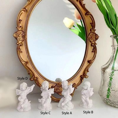 Kleine Engelsstatue, dekorative Cherub-Skulptur für Schreibtisch,